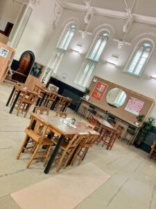 Cornerstone Coffee House has moved temporarily into Trinity Hall at Ashbourne Methodist Church