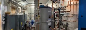 The new boiler room is nearly finished – this together with the new heating system and air-source heat pumps will make a significant improvement to our eco-performance.